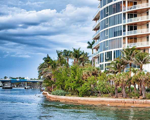 boca raton condo on the water