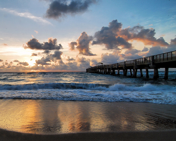 Sunrise at the Lake Worth Pier